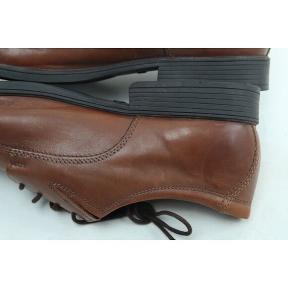 Clarks Tilden Oxfords Dress Shoes Mens Brown Leather Cap Toe Lace Up 13 M main image 16
